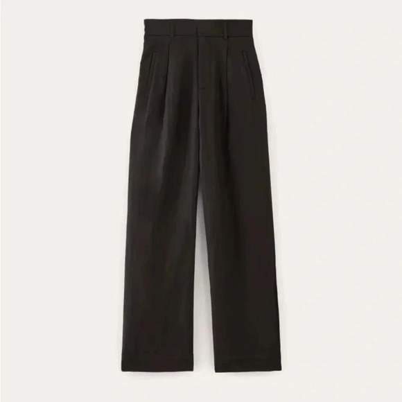 NWT Everlane Black Way High Drape Pant size 4 - Picture 4 of 9